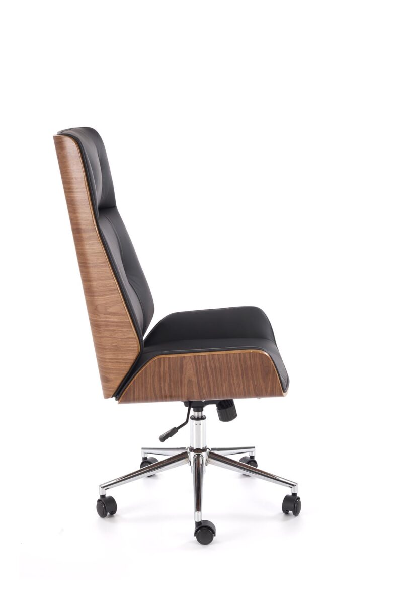 WEBSTER fotel gabinetowy orzechowy/czarny | Meble DUO 5905248135451 3