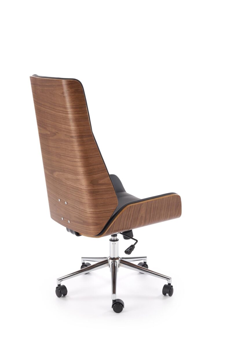 WEBSTER fotel gabinetowy orzechowy/czarny | Meble DUO 5905248135451 4
