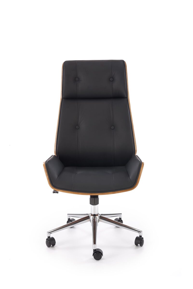 WEBSTER fotel gabinetowy orzechowy/czarny | Meble DUO 5905248135451 8