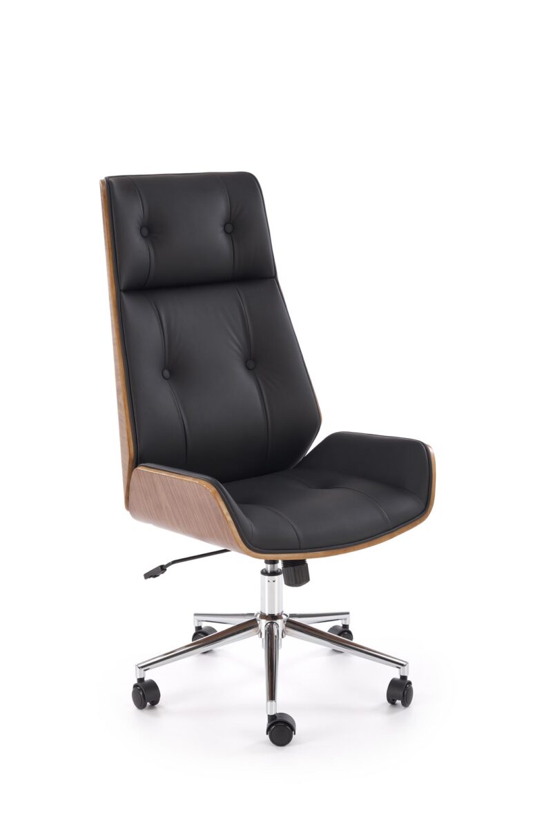 WEBSTER fotel gabinetowy orzechowy/czarny | Meble DUO 5905248135451 9