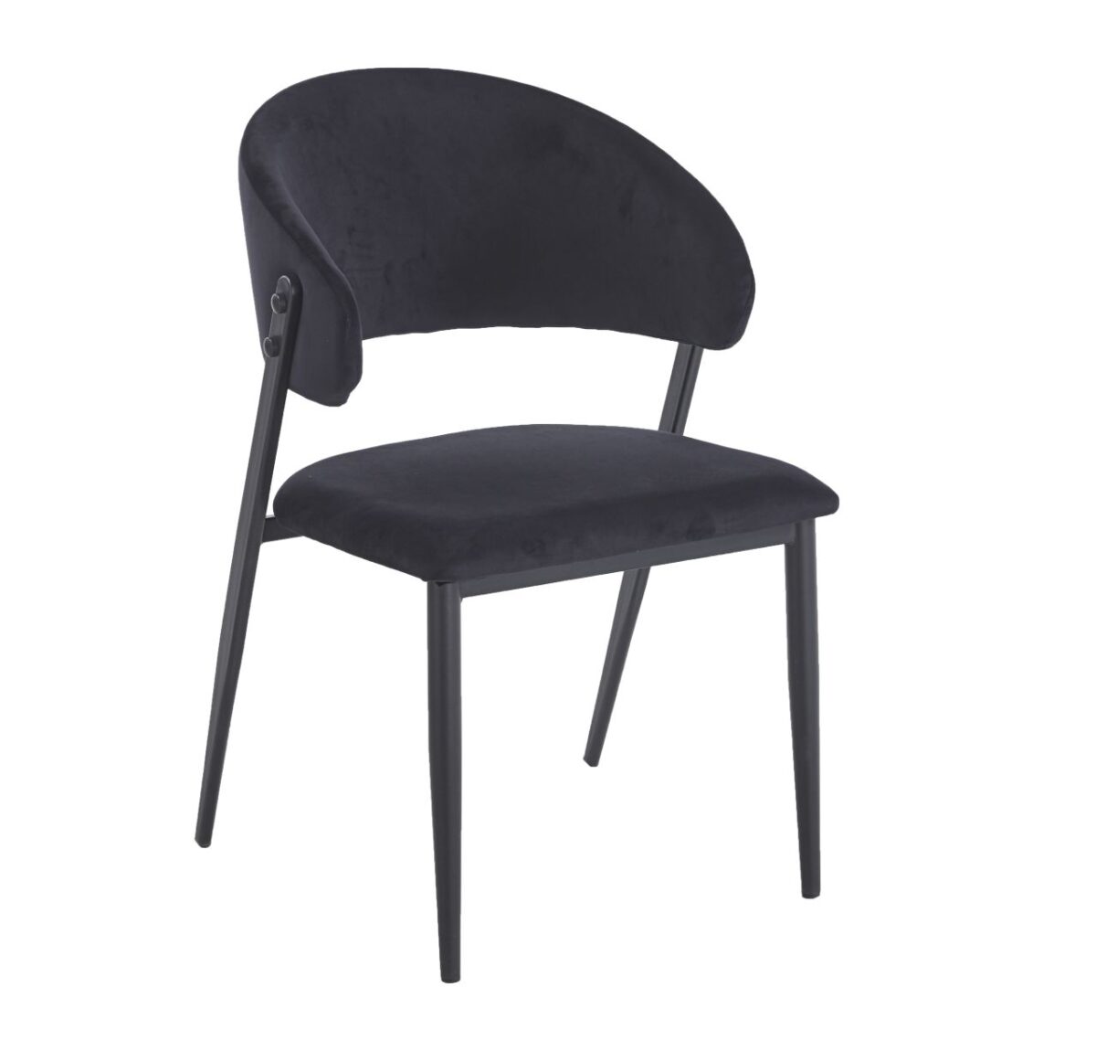 Krzesło czarne velvet Riviera 100 | Meble DUO fcflwn44blsbdwylzsbl