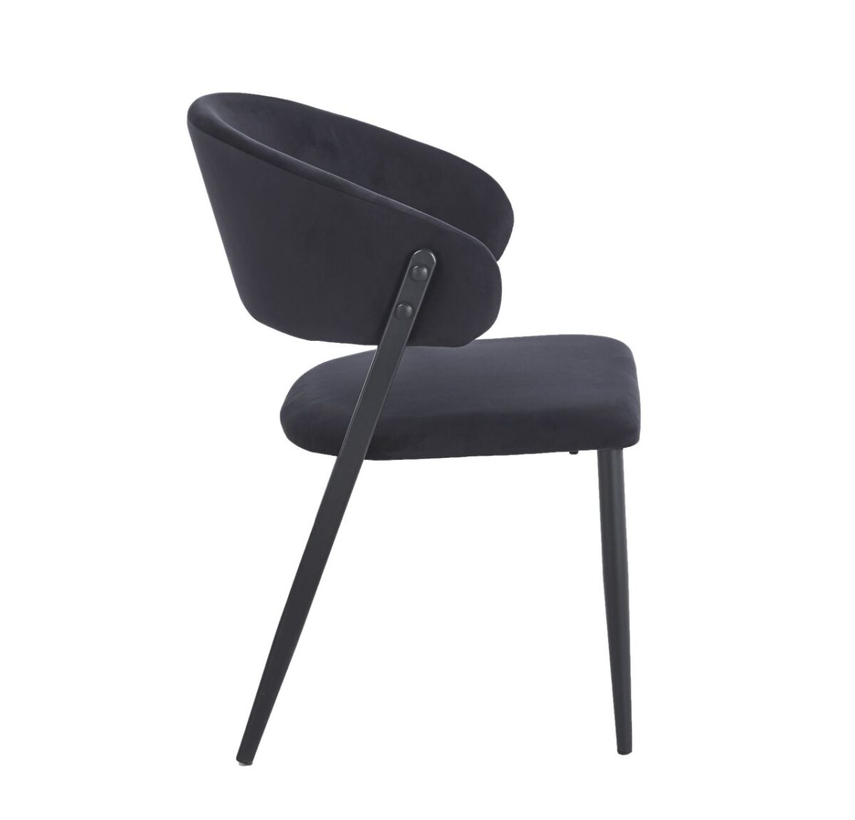 Krzesło czarne velvet Riviera 100 | Meble DUO sscfpuzvrsyjakhlese0