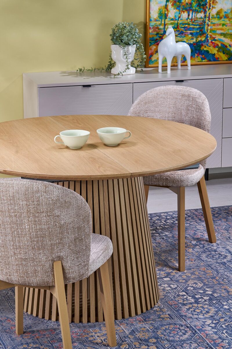 FARGO stół rozkładany, blat – naturalny, nogi – naturalny | Meble DUO 5905248137851 3