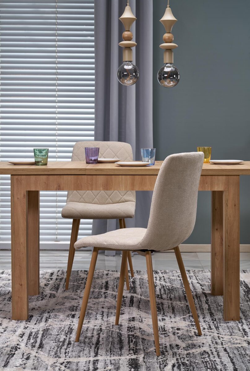 GIZMO stół rozkładany blat – dąb artisan, nogi – dąb artisan | Meble DUO 5905248140776 2