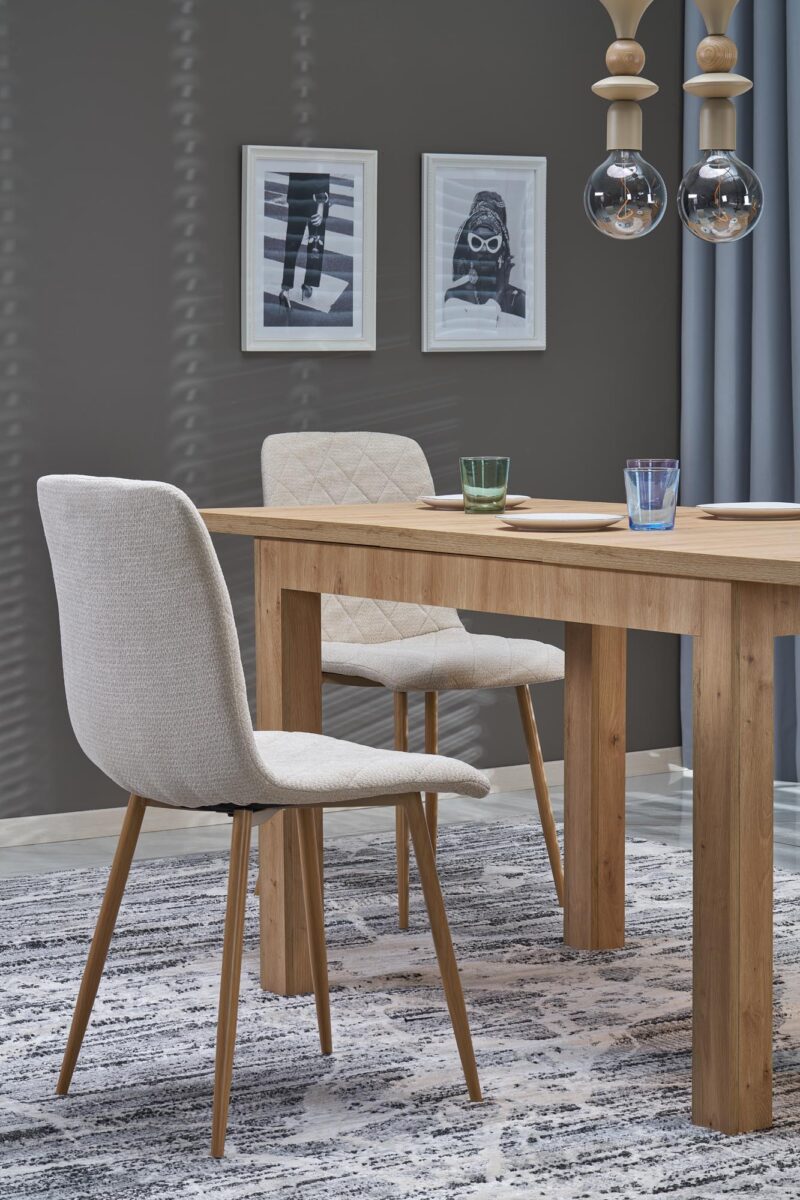 GIZMO stół rozkładany blat – dąb artisan, nogi – dąb artisan | Meble DUO 5905248140776 3
