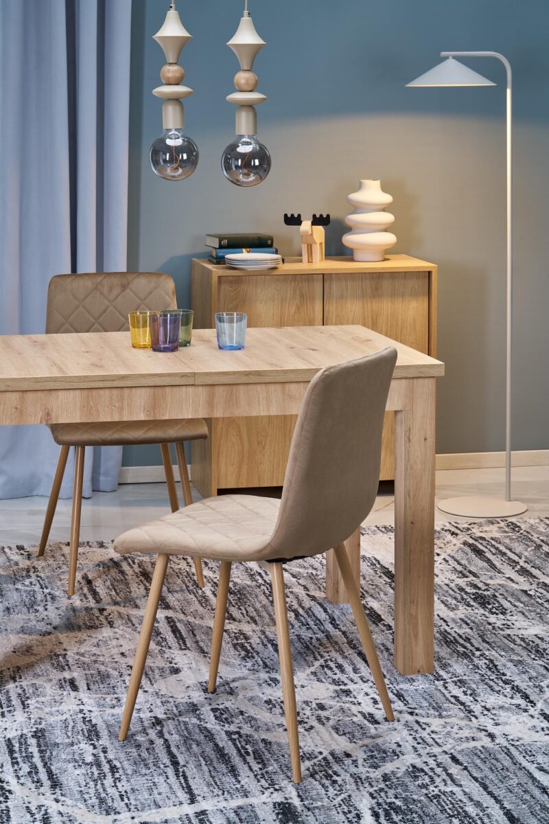 GIZMO stół rozkładany blat – dąb artisan, nogi – dąb artisan | Meble DUO 5905248140776 6