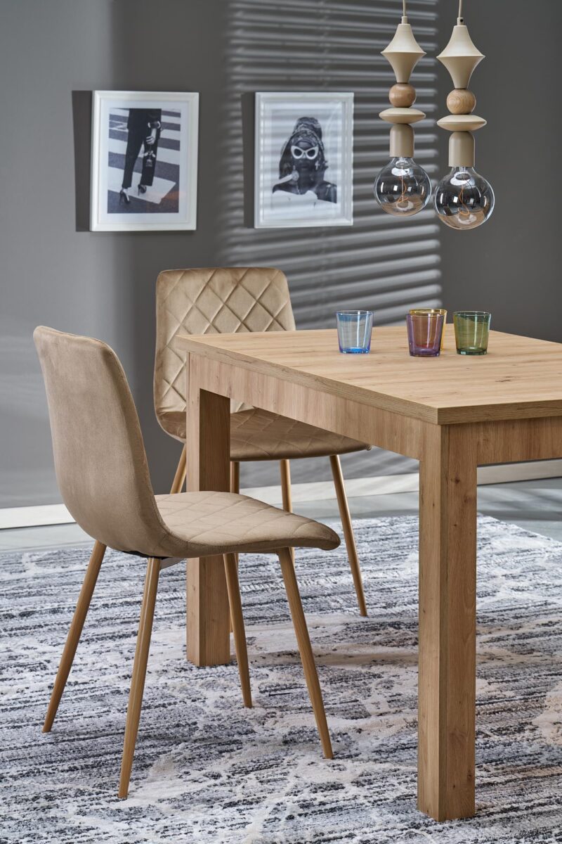 GIZMO stół rozkładany blat – dąb artisan, nogi – dąb artisan | Meble DUO 5905248140776 8