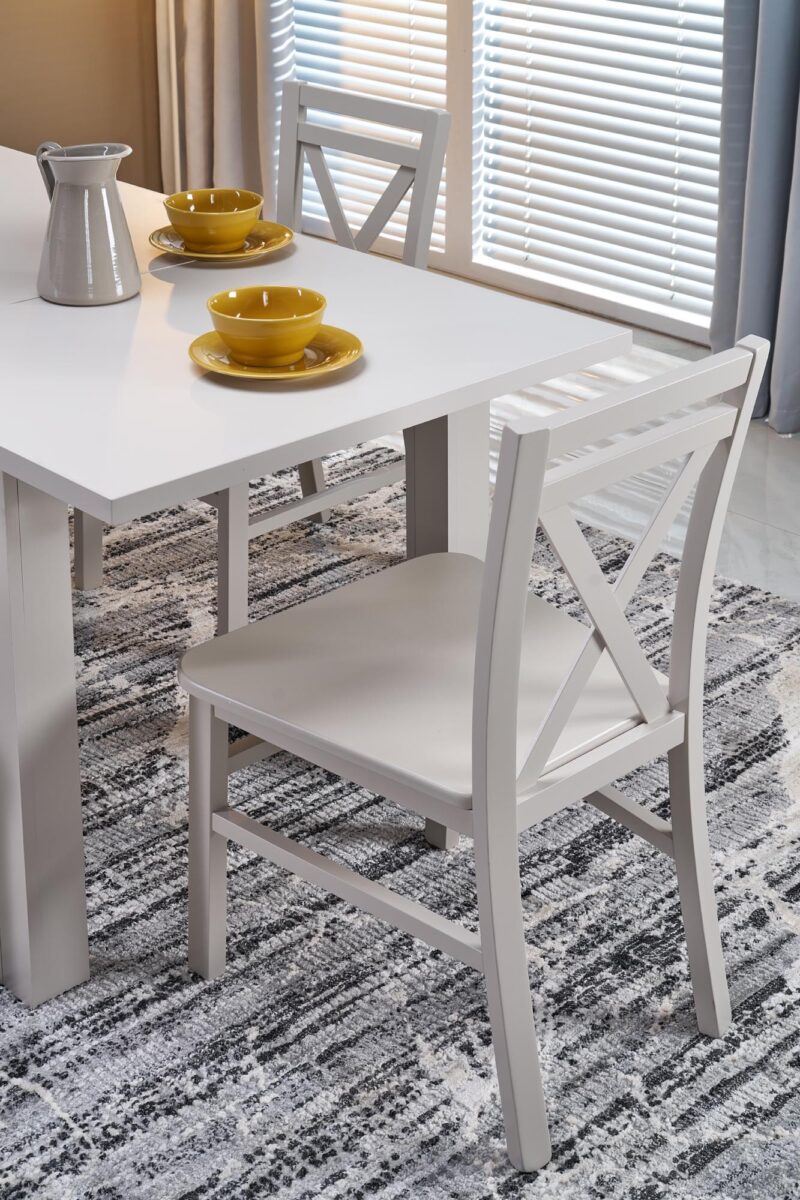 GIZMO stół rozkładany blat – kaszmir, nogi – kaszmir | Meble DUO 5905248140790 4