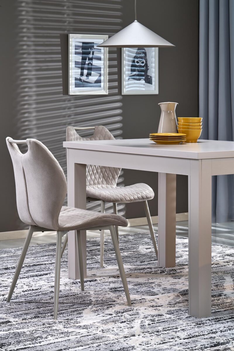 GIZMO stół rozkładany blat – kaszmir, nogi – kaszmir | Meble DUO 5905248140790 6