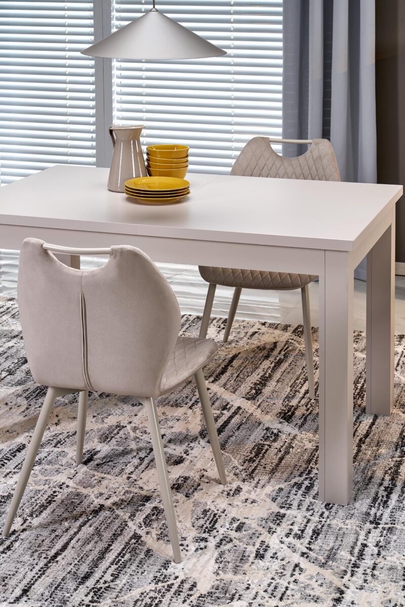 GIZMO stół rozkładany blat – kaszmir, nogi – kaszmir | Meble DUO 5905248140790 7