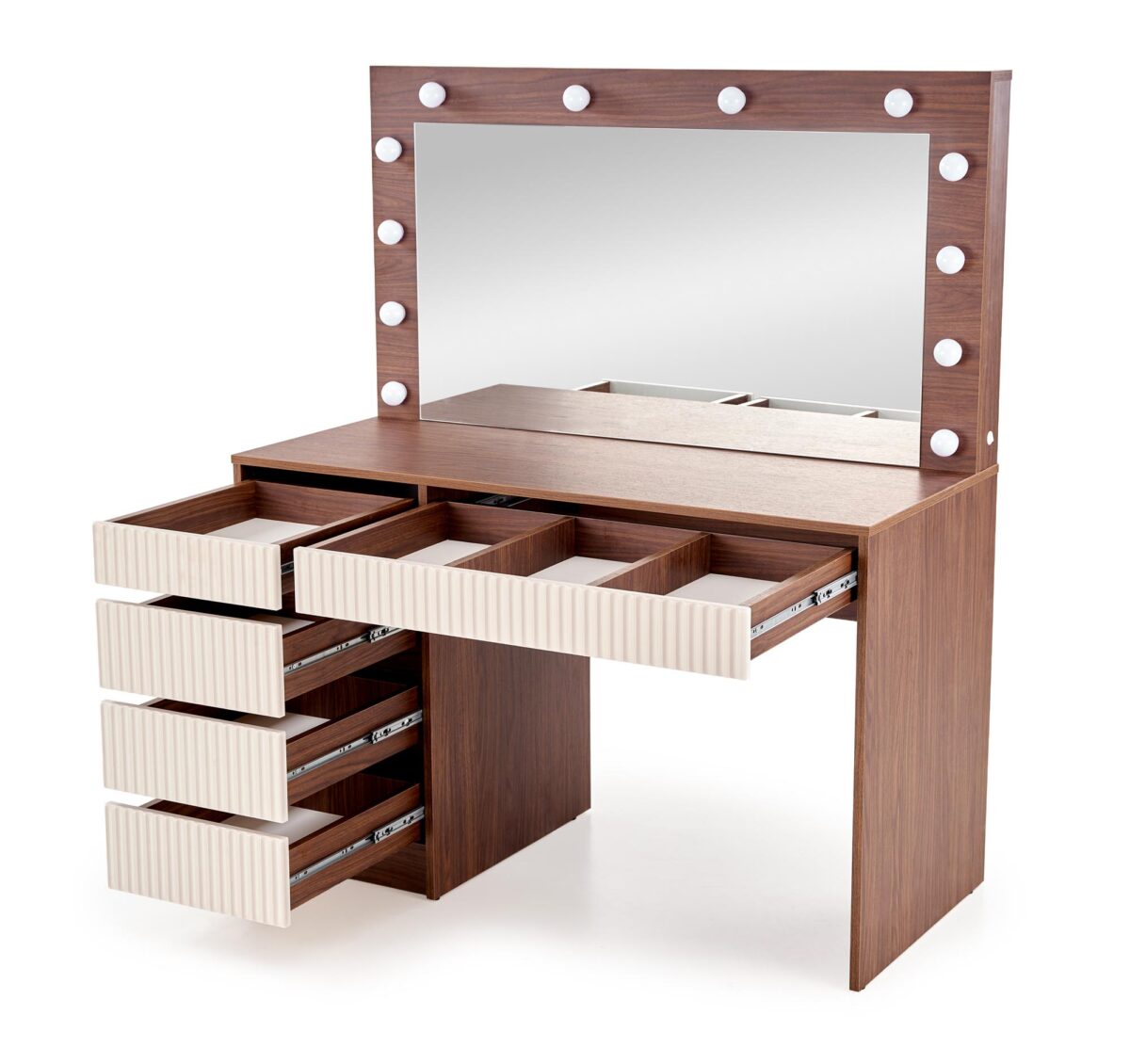 HOLLYWOOD 2 XL toaletka kaszmir / orzech | Meble DUO 5905248140813 4