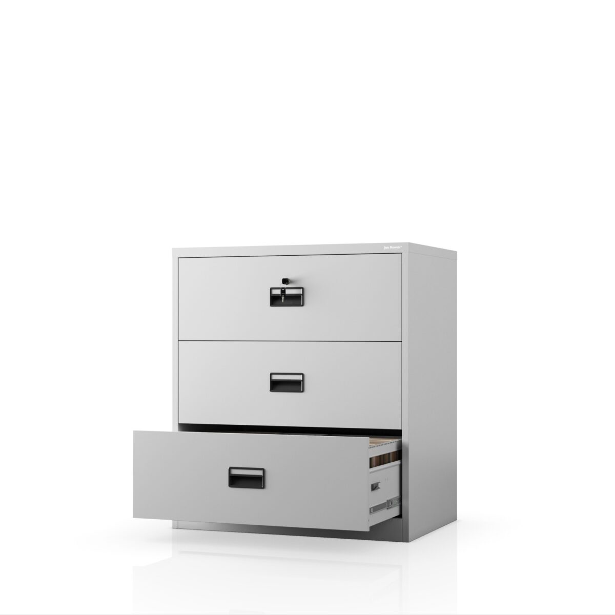 Szafa kartotekowa metalowa z 3 szufladami szara, 900x1020x600 mm: SARA XL V3 | Meble DUO 2298 sara xl v3 szary feature pl 01 1