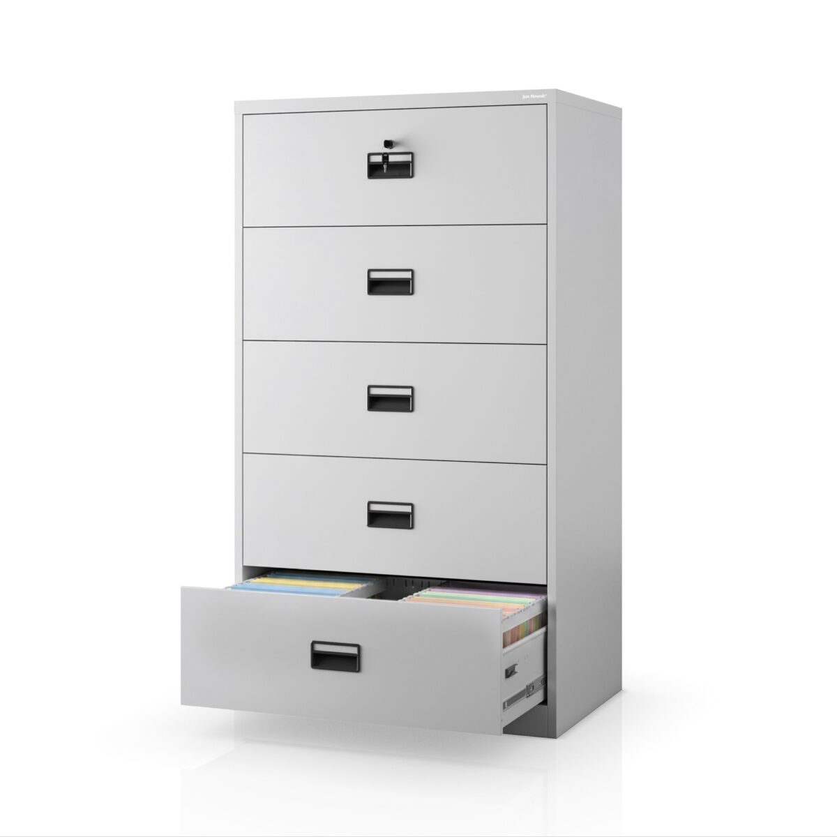 Szafa kartotekowa metalowa z 5 szufladami szara, 900x1620x600 mm: SARA XL V5 | Meble DUO 2300 sara xl v5 szary feature pl 01