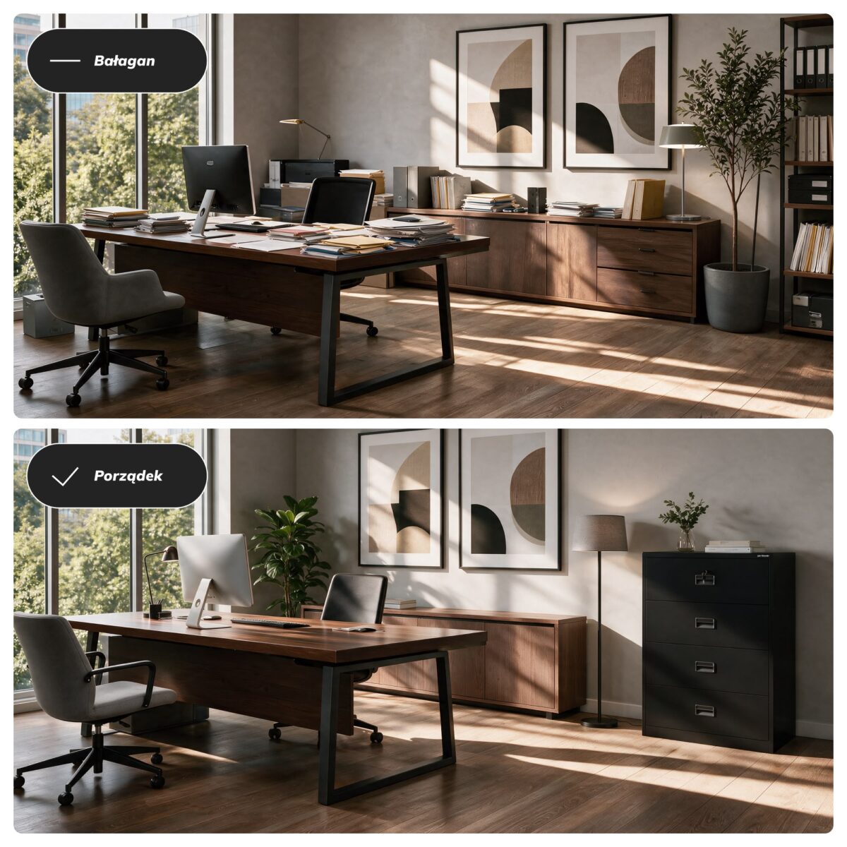 Szafa kartotekowa metalowa z 4 szufladami czarna, 900x1320x600 mm: SARA XL V4 | Meble DUO 2305 sara xl v4 czarny feature pl 03