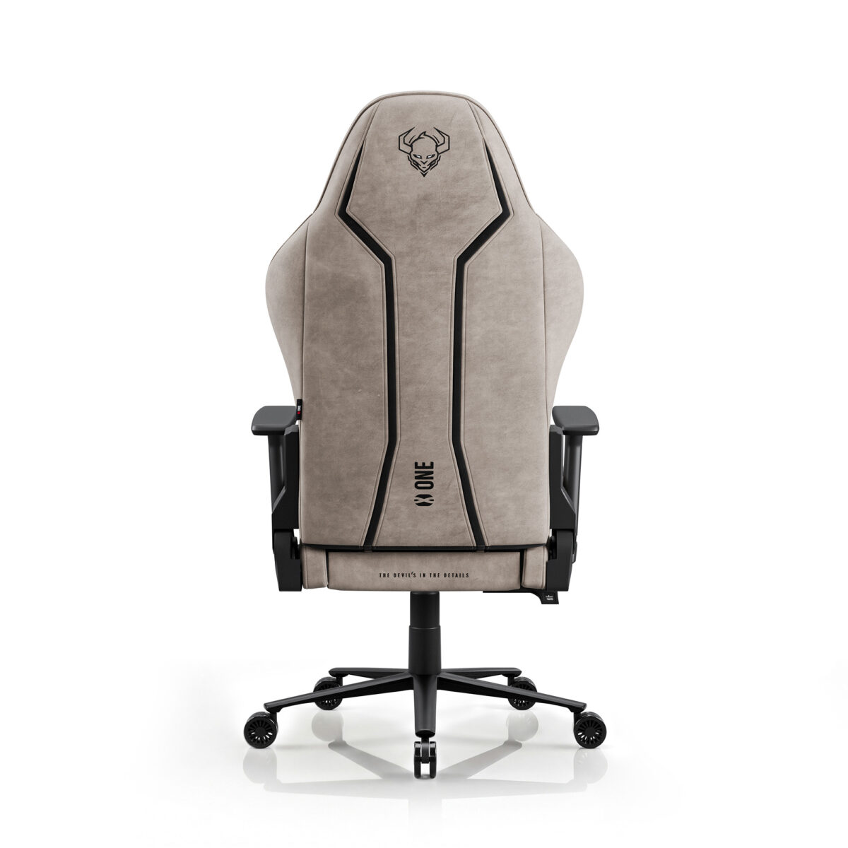 Fotel gamingowy materiałowy Normal Size, czarno-beżowy: Diablo X-One 2.0 Camel Black | Meble DUO 2350 x one 2.0 normal camel black 03