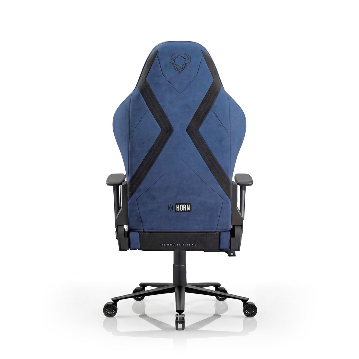 Fotel gamingowy materiałowy Normal Size, czarno-niebieski: Diablo X-Horn 2.0 Night Blue | Meble DUO 2362 x horn 2.0 normal night blue 03