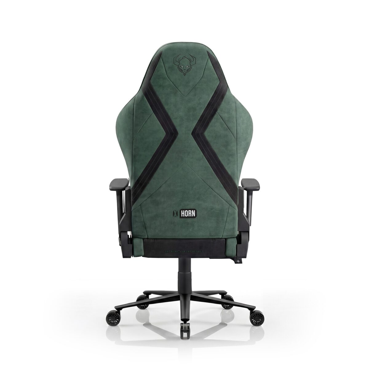 Fotel gamingowy materiałowy Normal Size, czarno-zielony: Diablo X-Horn 2.0 Forest Green | Meble DUO 2363 x horn 2.0 normal forest green 03