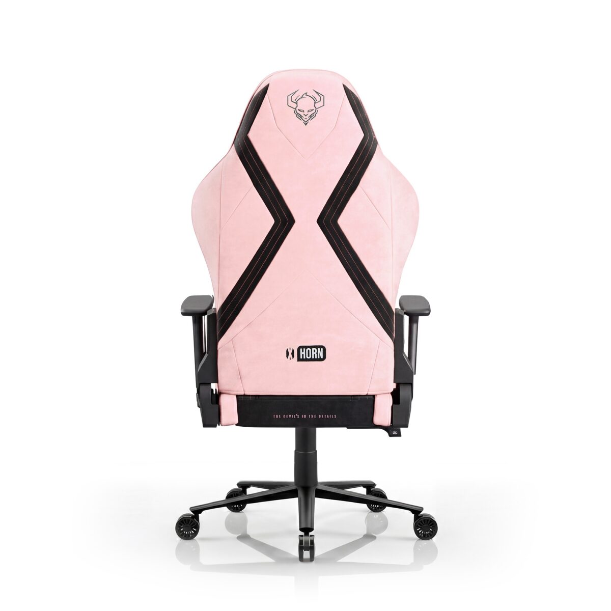 Fotel gamingowy materiałowy Normal Size, czarno-różowy: Diablo X-Horn 2.0 Akira Pink | Meble DUO 2365 x horn 2.0 normal akira pink 03