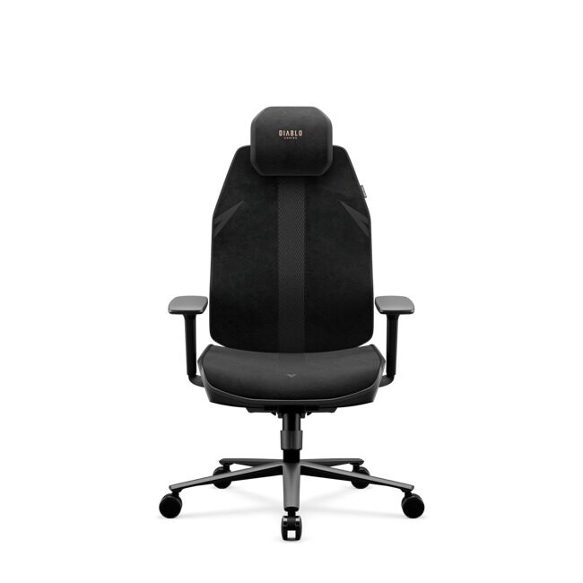 Fotel biurowy ergonomiczny czarny: Diablo V-Flash Ultra Black | Meble DUO 2366 v flash ultra black 02