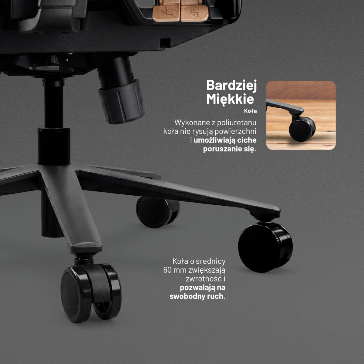 Fotel biurowy ergonomiczny czarny: Diablo V-Flash Ultra Black | Meble DUO 2366 v flash ultra black feature pl 03