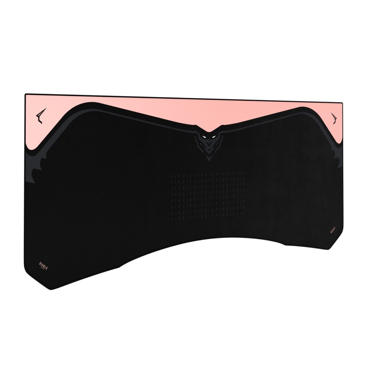 Podkładka gamingowa na biurko ochronna, duża czarno-różowa, 160×60 cm: Diablo X-Forge Black Akira Pink | Meble DUO 2539 podkladka na biurka x forge 160x60 black akira pink 01 1