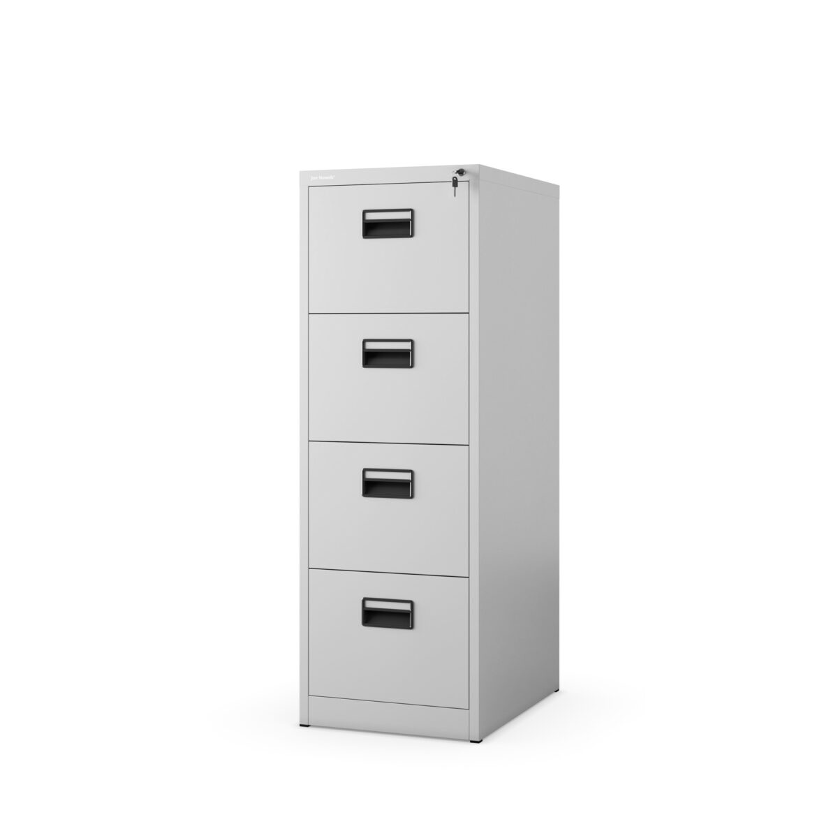 Szafa kartotekowa metalowa z 4 szufladami szara, 460x1320x620 mm: SARA | Meble DUO SARA v004 grey side closedd24