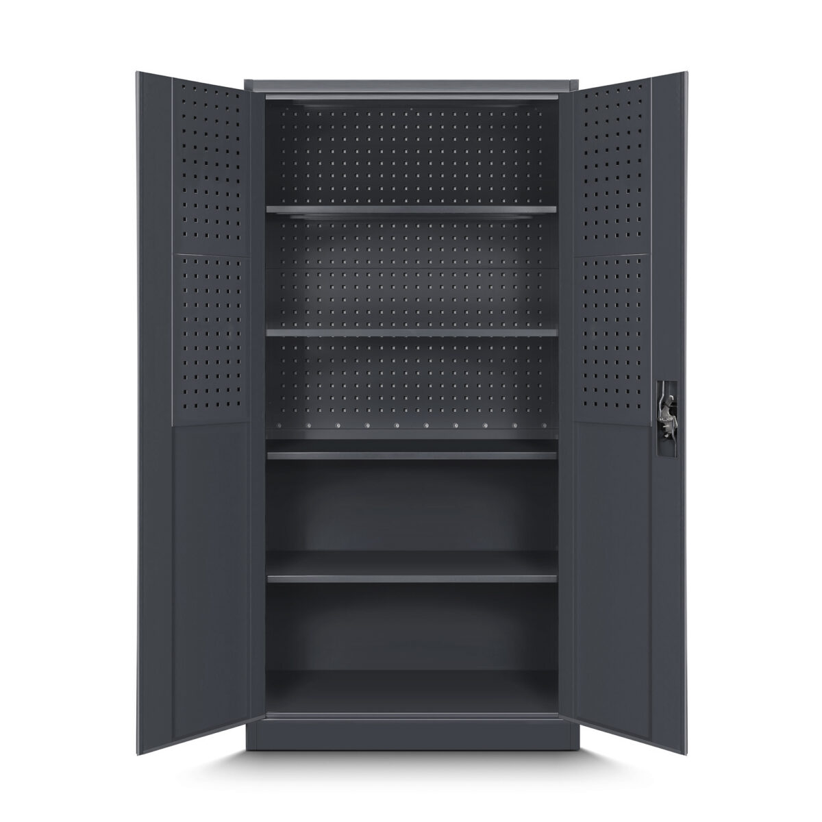 Szafa warsztatowa na narzędzia z tablicami perforowanymi antracytowa, 920x1850x500 mm: BRUNO | Meble DUO bruno anthracite 5