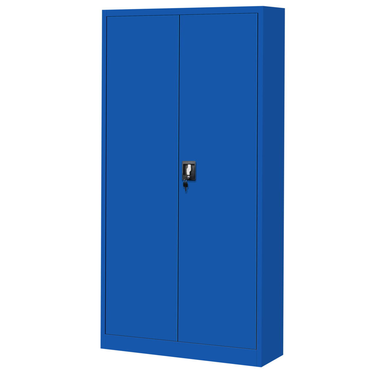 Szafa warsztatowa z tablicami i szufladami niebieska, 920x1850x500 mm: DAREK | Meble DUO pelna 2500x2500 bok blue