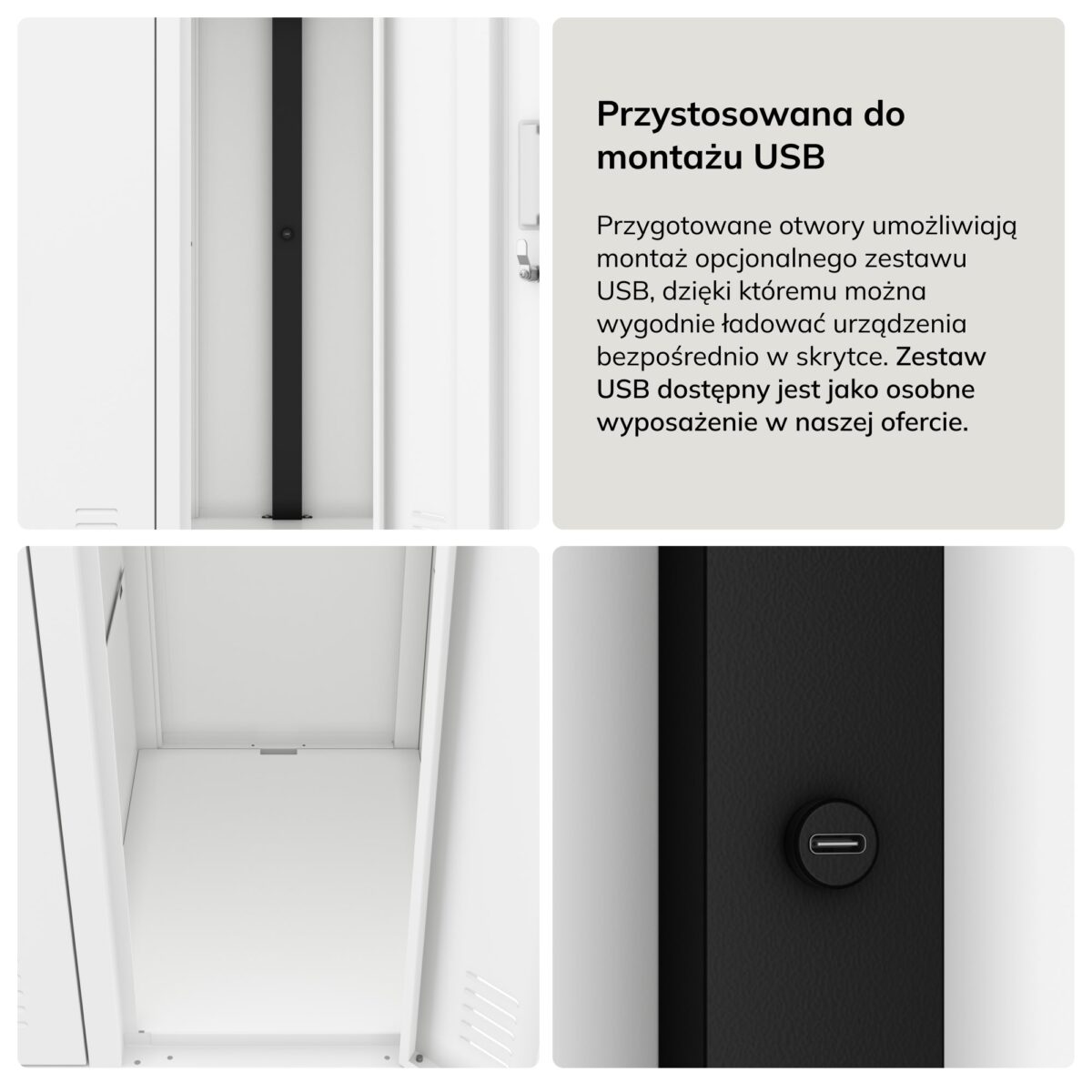 Szafa socjalna ubraniowa 10-drzwiowa biała, 1360x1720x450 mm: BARTEK | Meble DUO sku 1878 bartek bia y features pl 05 1