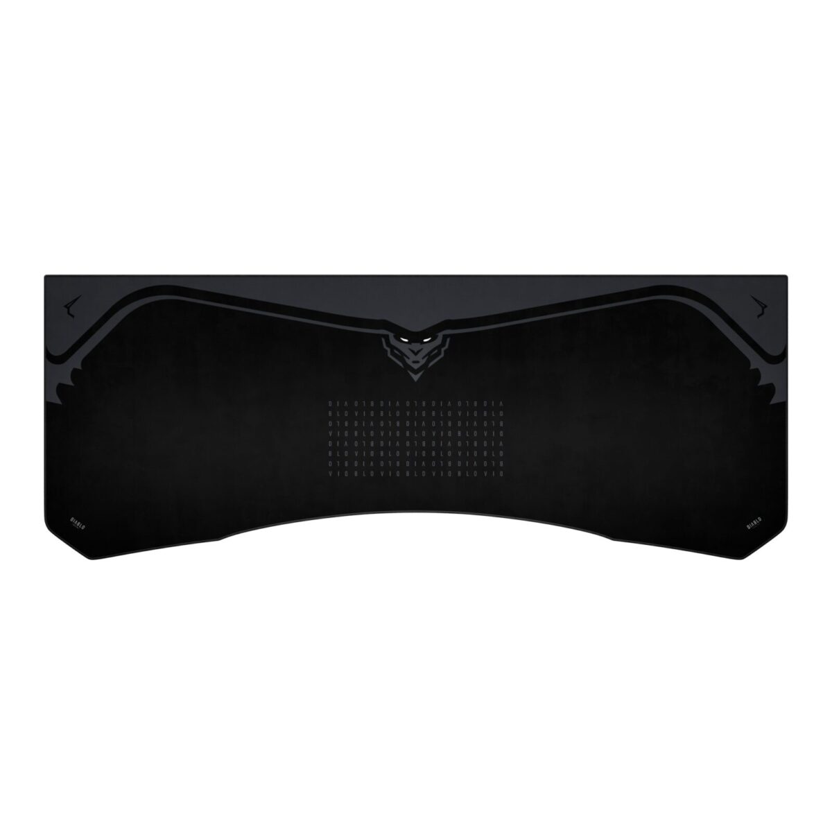Podkładka gamingowa na biurko ochronna, duża czarna, 160×60 cm: Diablo X-Forge Burned Black | Meble DUO 2435 podkladka na biurka x forge 160x60 burned black 03