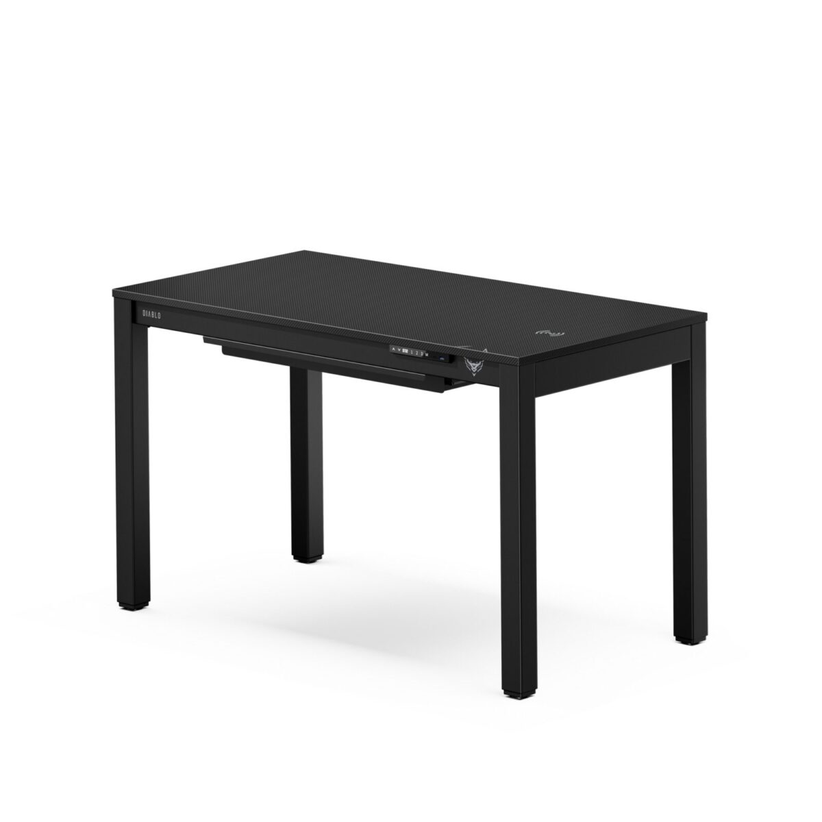Stół gamingowy elektryczny, 120×63 cm: Diablo X-RIFT czarny | Meble DUO 2609 x rift czarny 01