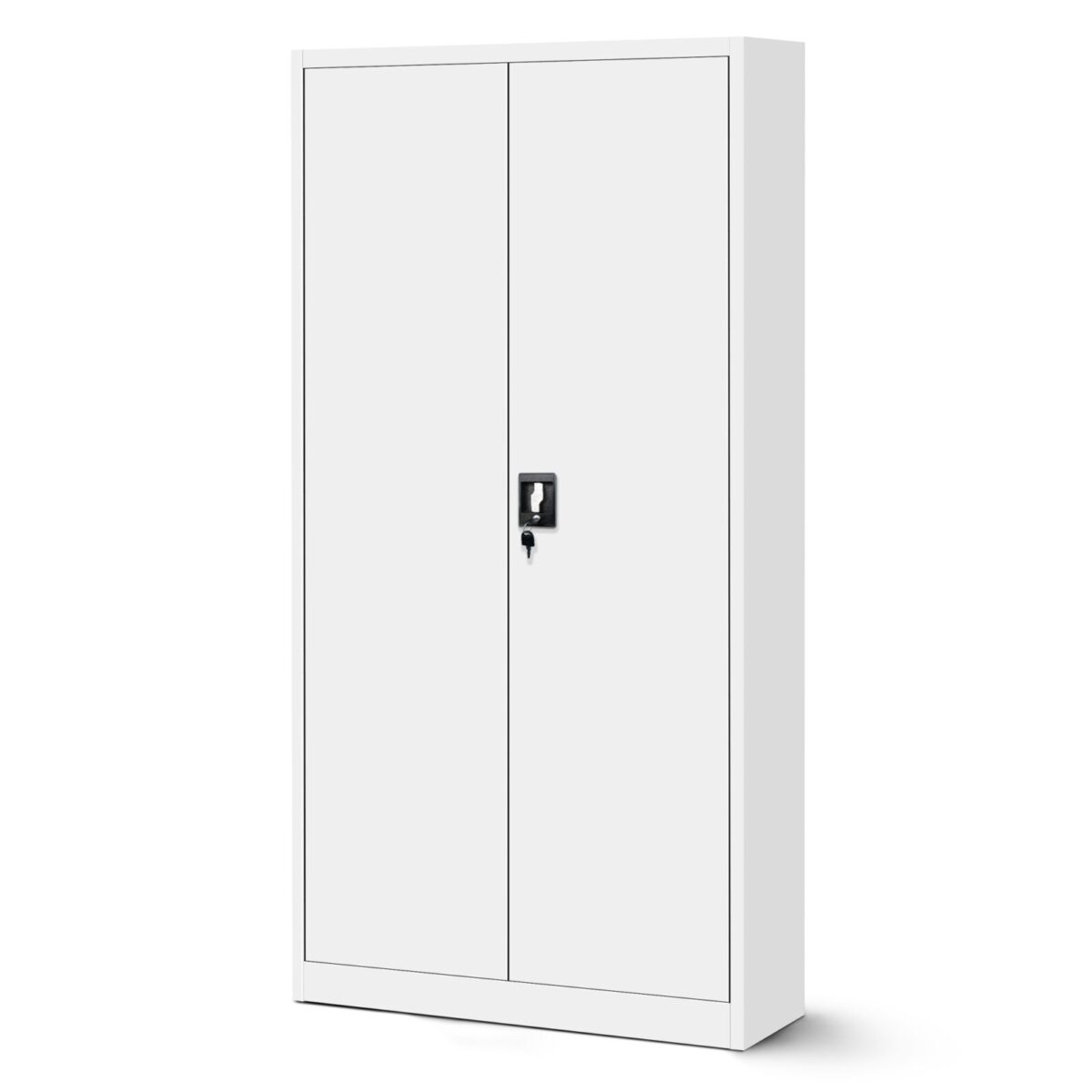 Zestaw 4x szafa biurowa metalowa na akta biała, 900x1950x400 mm: JAN H | Meble DUO CLOSE1 Jan Whited24 2 1