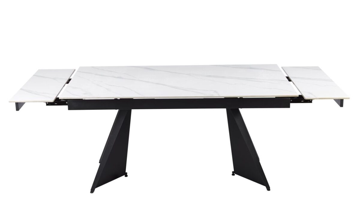 Stół rozkładany (biały marmur spiek) 160(220)x90 | Meble DUO j86hzmu8tbxjz1uqoghu