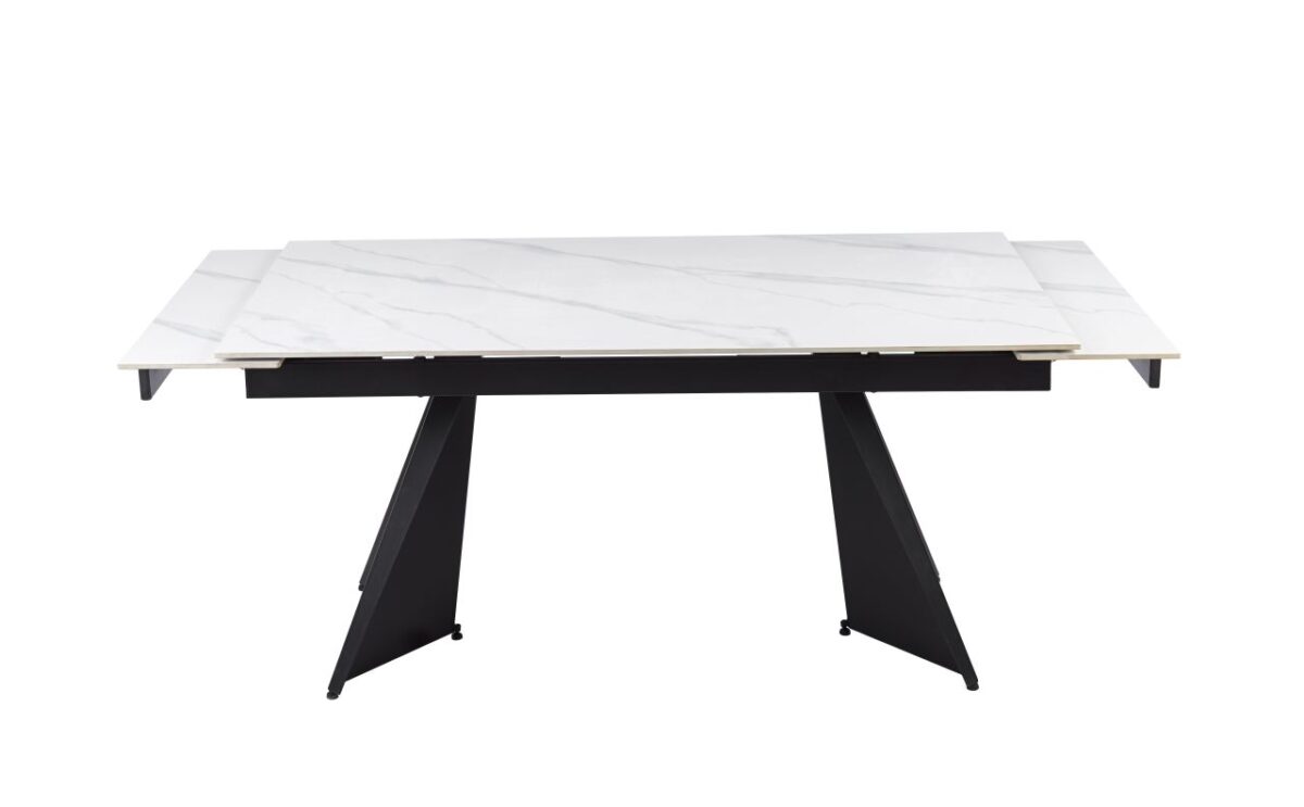 Stół rozkładany (biały marmur spiek) 160(220)x90 | Meble DUO q5buna3tbgjwutbpotvr